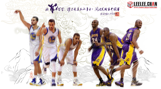 NBA中國賽藏龍臥虎 來微信下載科比降龍壁紙